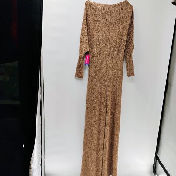 CAMEO USA Vintage Metallic Gold Size L Women's Jumpsuit Size Large - Picture 7 of 14